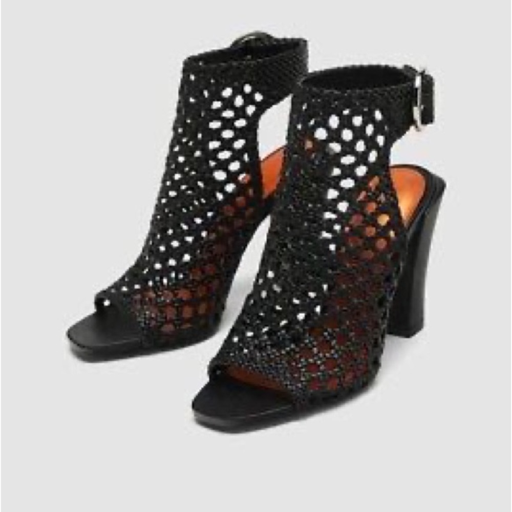 Zara Block Heel Sandal